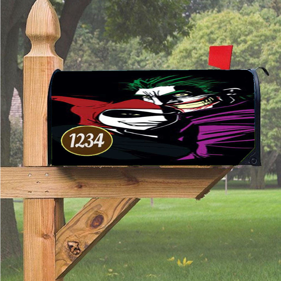 Joker Harley Hug Magnetic Mailbox Cover 18" X 21" Outdoor Decor