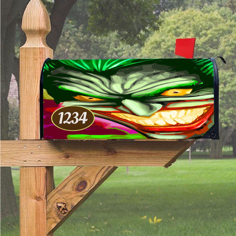 Joker Painting Art Magnetic Mailbox Cover 18" X 21" Outdoor Decor