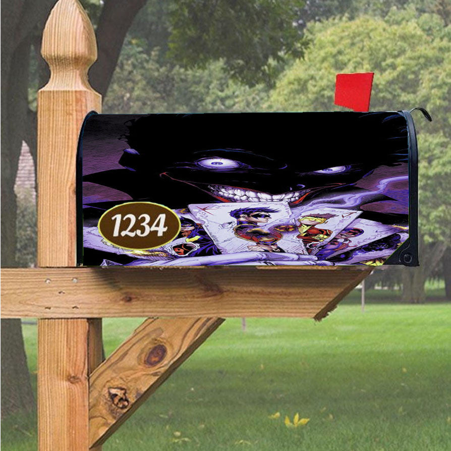 Joker Teen Titans Family Death Magnetic Mailbox Cover 18" X 21" Outdoor Decor