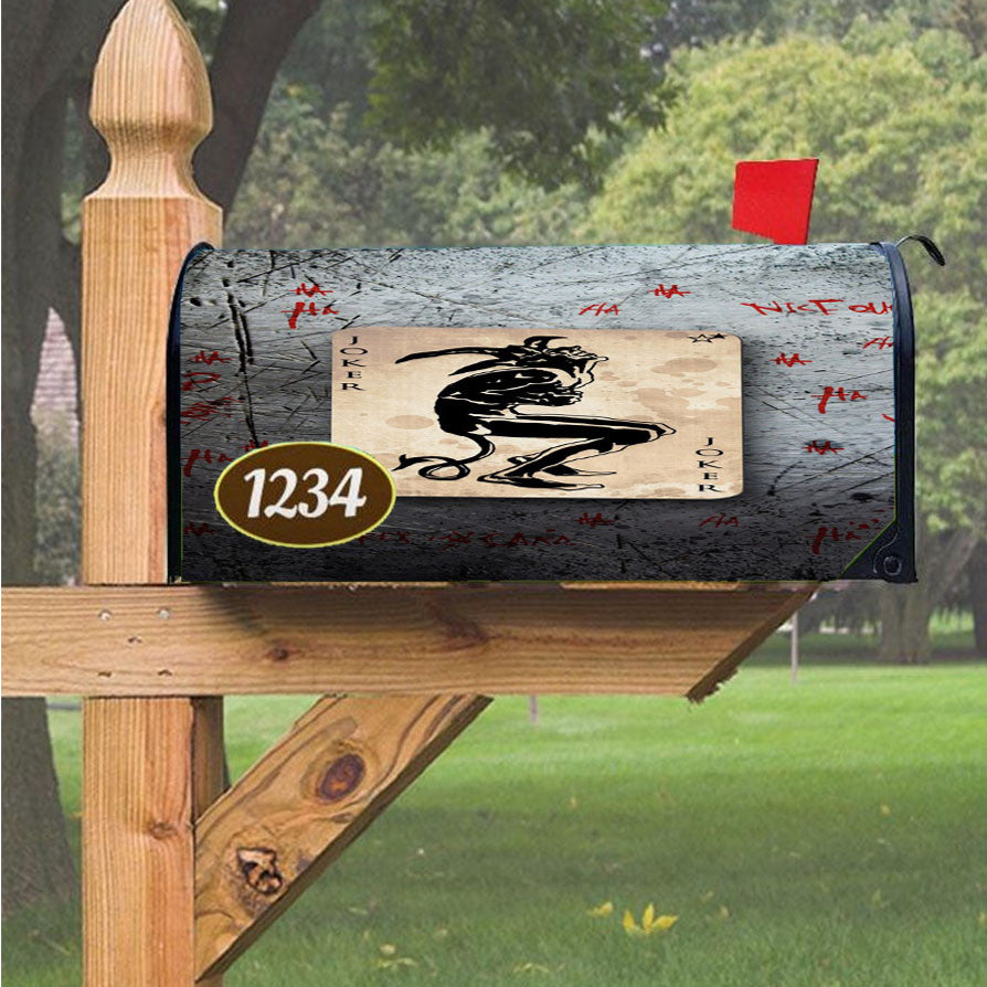 Joker The Dark Knight Magnetic Mailbox Cover 18" X 21" Outdoor Decor