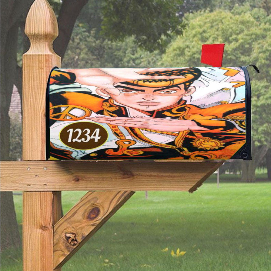 Josuke Higashikata Jojo Bizarre Magnetic Mailbox Cover 18" X 21" Outdoor Decor