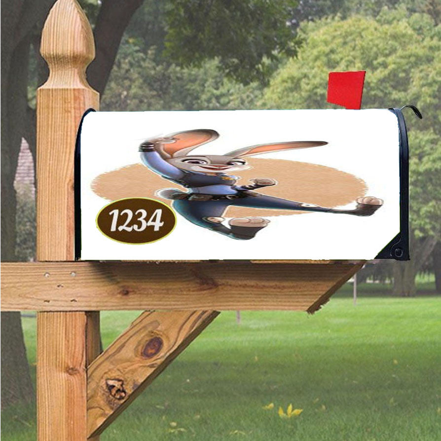 Judy Zootopia Magnetic Mailbox Cover 18" X 21" Outdoor Decor