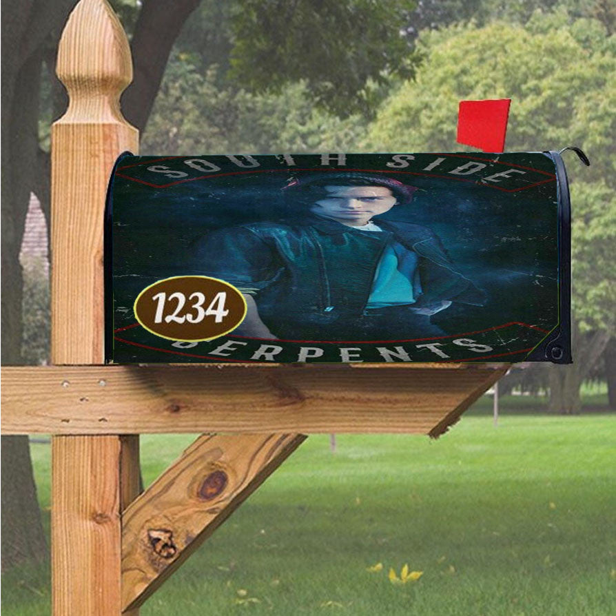 Jughead Jones Southside Serpents Grunge Wallpaper Magnetic Mailbox Cover 18" X 21" Outdoor Decor