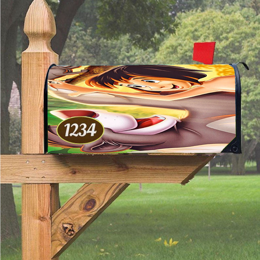 Jungle Disney Bear Magnetic Mailbox Cover 18" X 21" Outdoor Decor