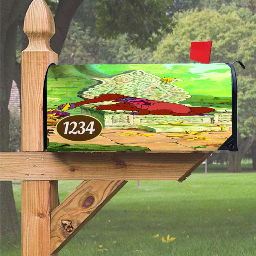 Jungle Disney Gorillas Magnetic Mailbox Cover 18" X 21" Outdoor Decor
