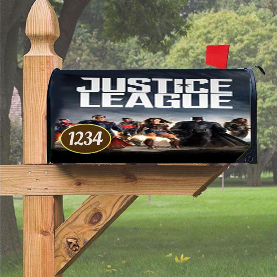 Justice League 017 Magnetic Mailbox Cover 18" X 21" Outdoor Decor