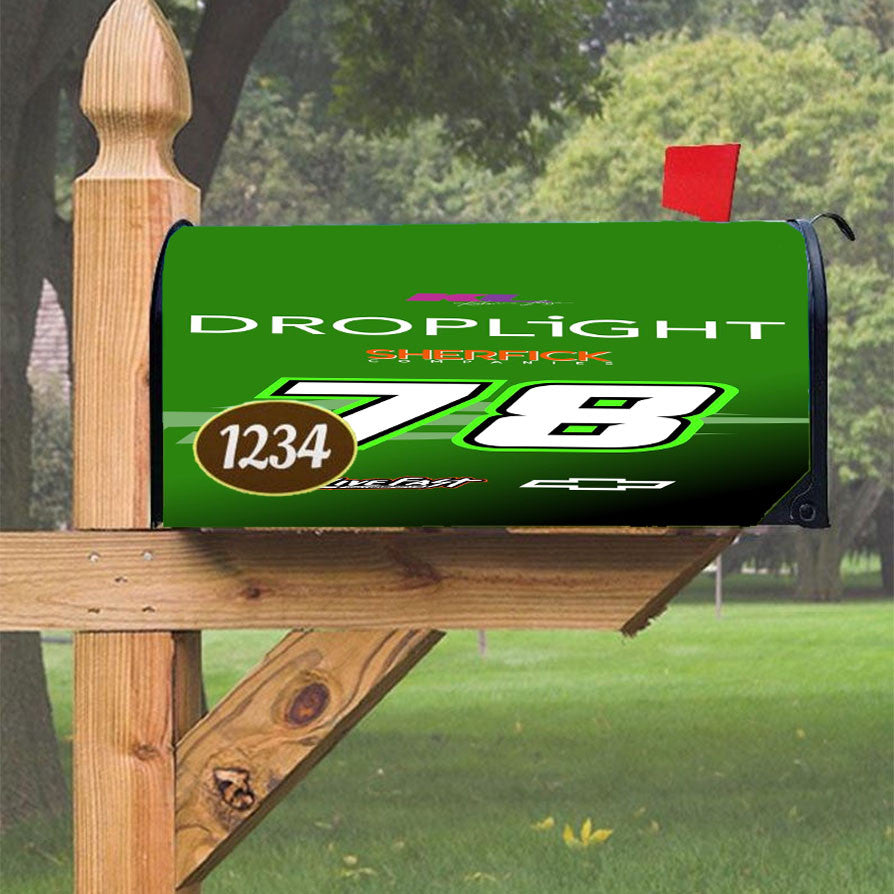 Katherine Legge - Droplight Magnetic Mailbox Cover 18" X 21" Outdoor Decor
