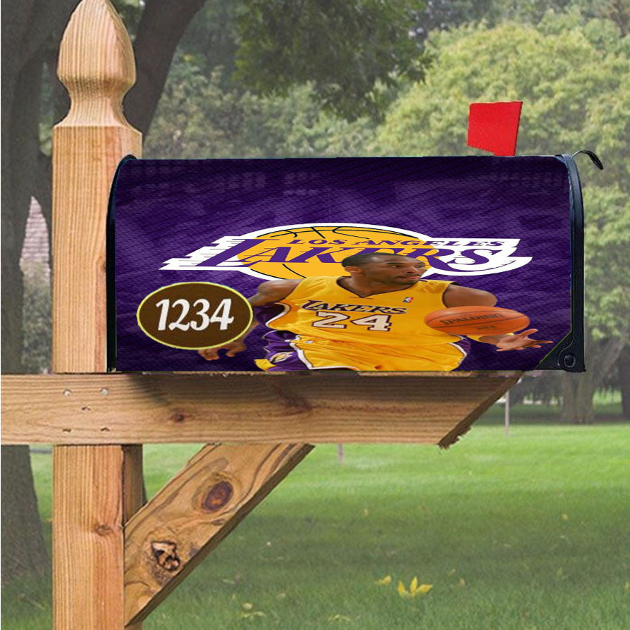 Kobe Bryant 2 Magnetic Mailbox Cover 18" X 21" Outdoor Decor