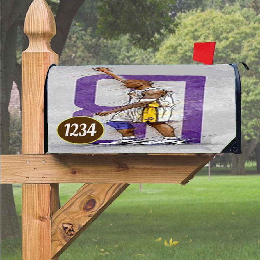 Kobe Bryant 81 Points Magnetic Mailbox Cover 18" X 21" Outdoor Decor
