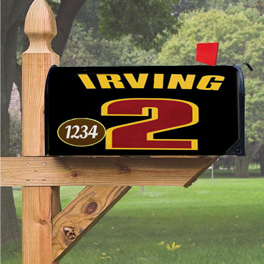 Kyrie Irving Number 2 Magnetic Mailbox Cover 18" X 21" Outdoor Decor