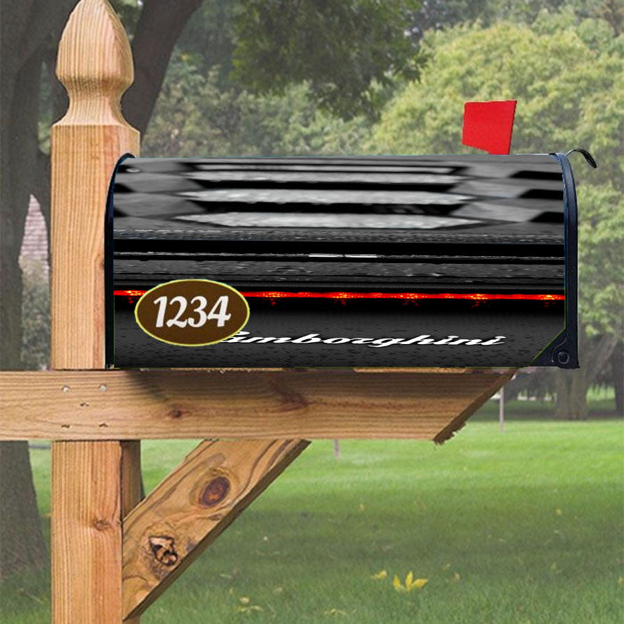 Lamborghini Magnetic Mailbox Cover 18" X 21" Outdoor Decor