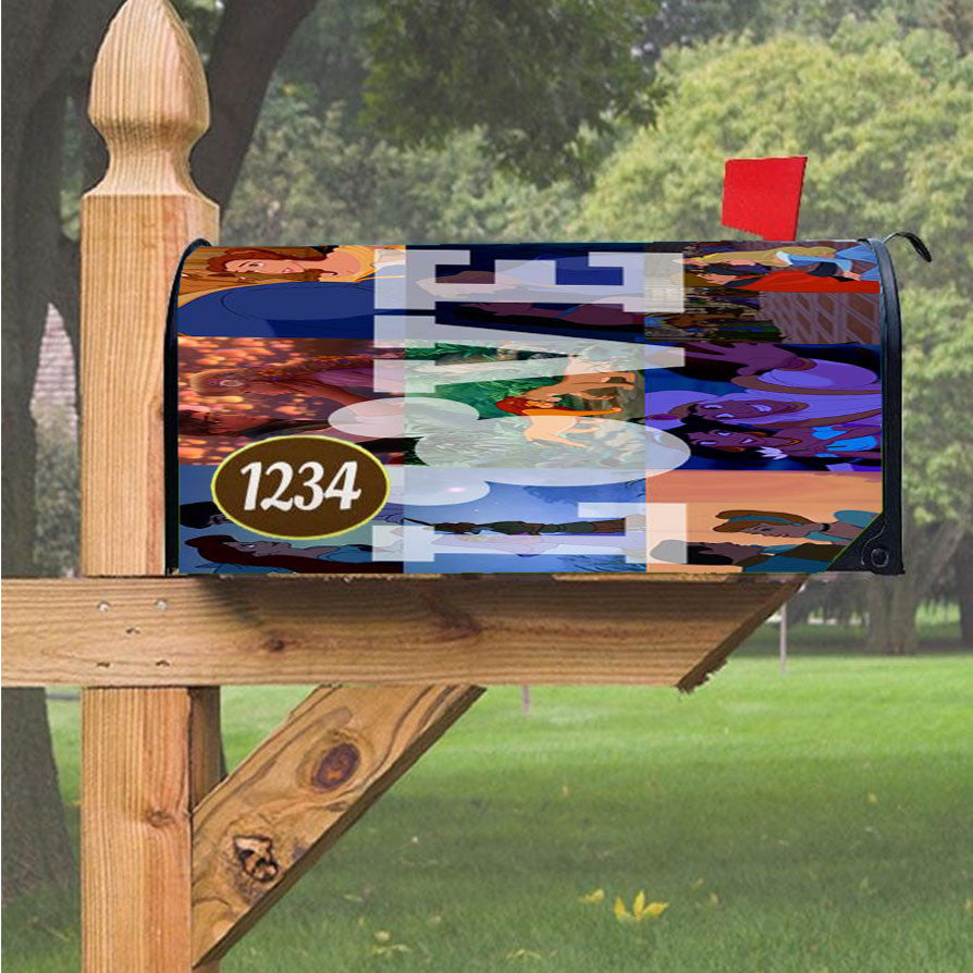 Love Mickey Magnetic Mailbox Cover 18" X 21" Outdoor Decor