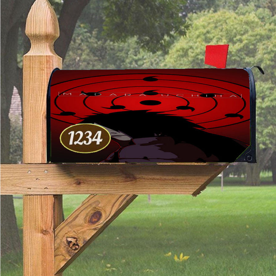 Madara Uchiha Poster Magnetic Mailbox Cover 18" X 21" Outdoor Decor