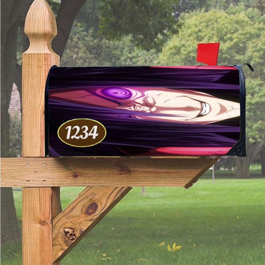 Madara Uchiha Rinnegan Eye Magnetic Mailbox Cover 18" X 21" Outdoor Decor