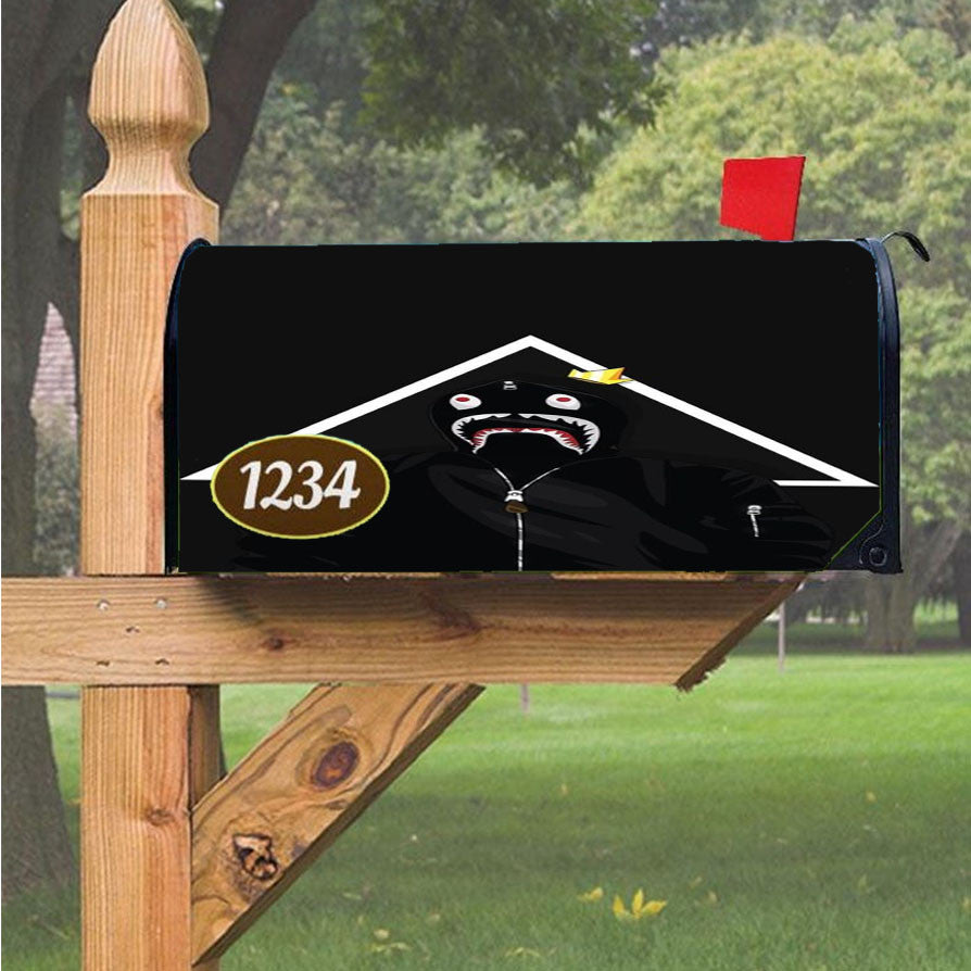Maddyblakeee Stussy Wallpaper Magnetic Mailbox Cover 18" X 21" Outdoor Decor