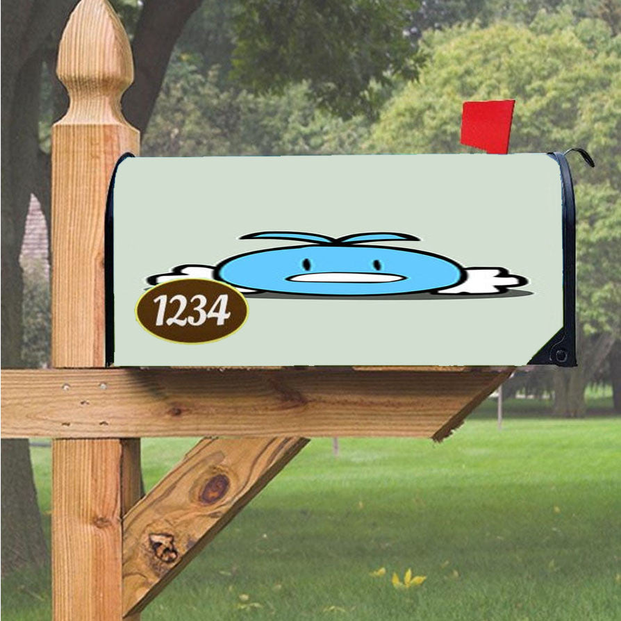 Mario Jumping Animation Magnetic Mailbox Cover 18" X 21" Outdoor Decor