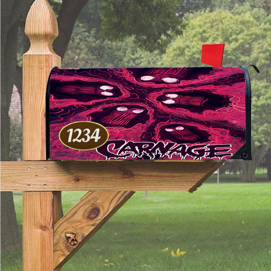 Marvel Carnage Comic Cover Magnetic Mailbox Cover 18" X 21" Outdoor Decor
