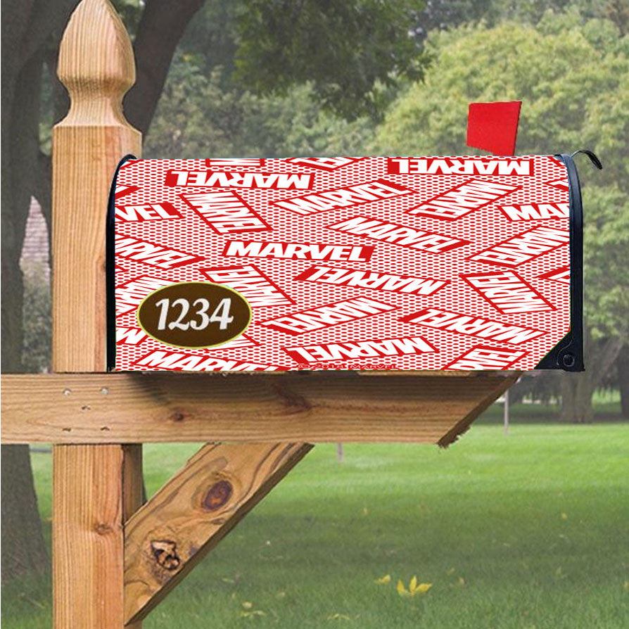 Marvel Logo 2 Magnetic Mailbox Cover 18" X 21" Outdoor Decor