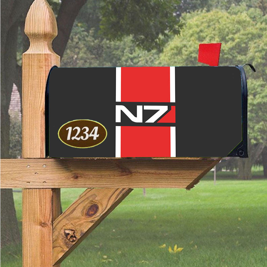 Mass Effect Magnetic Mailbox Cover 18" X 21" Outdoor Decor