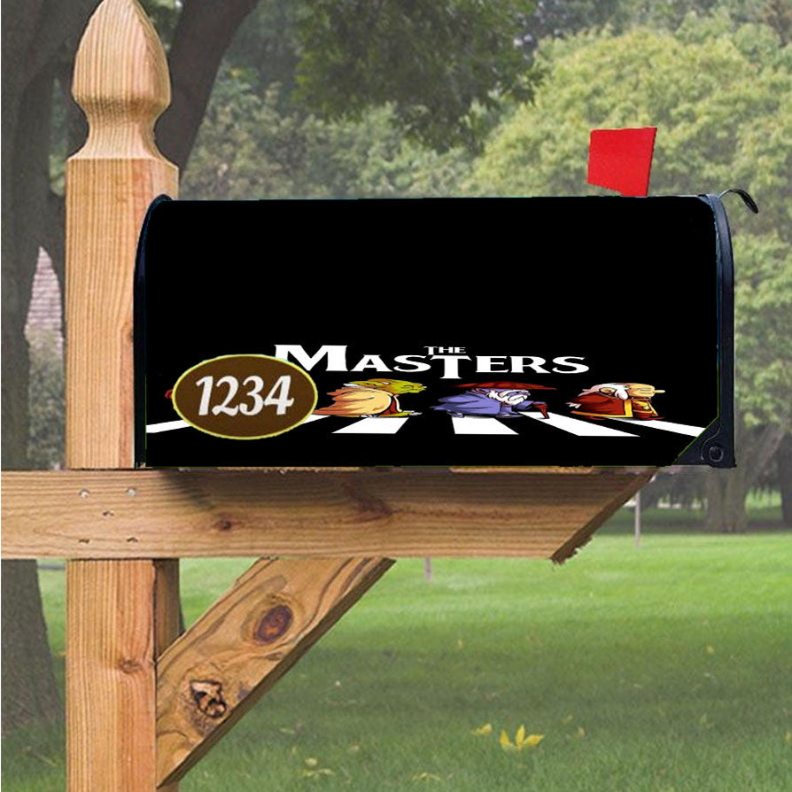 Master Roshi Dragon Ball Z The Street Magnetic Mailbox Cover 18" X 21" Outdoor Decor