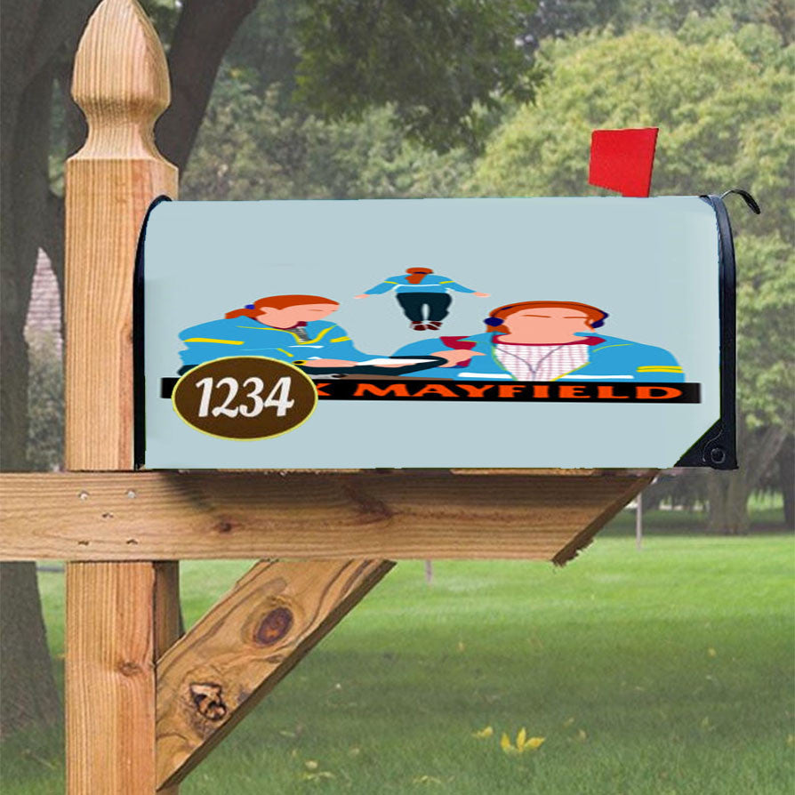 Max Mayfield Magnetic Mailbox Cover 18" X 21" Outdoor Decor