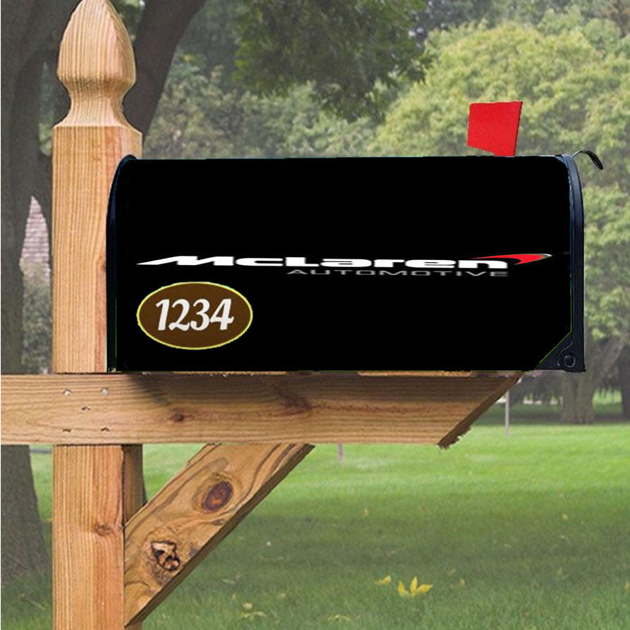 Mclaren Automotive Magnetic Mailbox Cover 18" X 21" Outdoor Decor
