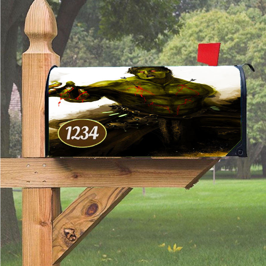 Medieval Hulk Magnetic Mailbox Cover 18" X 21" Outdoor Decor