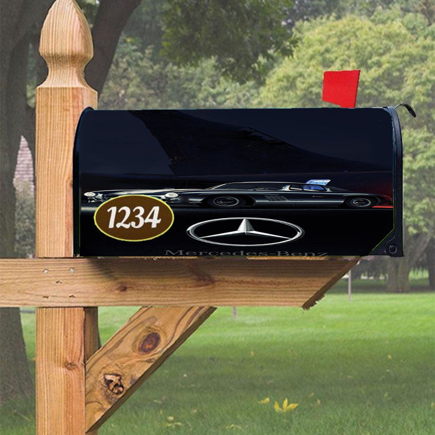 Mercedes Benz 300Sl Car Magnetic Mailbox Cover 18" X 21" Outdoor Decor
