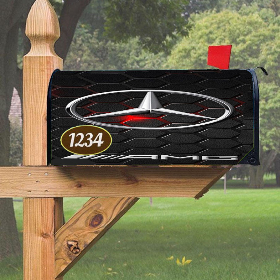 Mercedes Benz Amg 1 Magnetic Mailbox Cover 18" X 21" Outdoor Decor