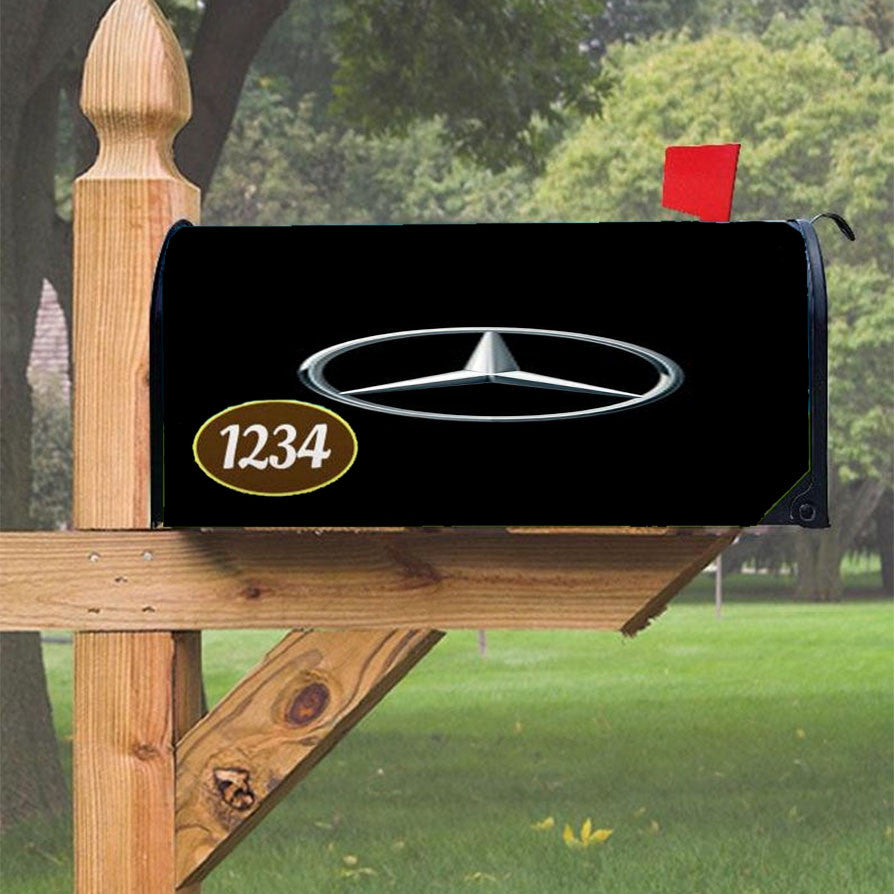 Mercedes Benz Merch Magnetic Mailbox Cover 18" X 21" Outdoor Decor