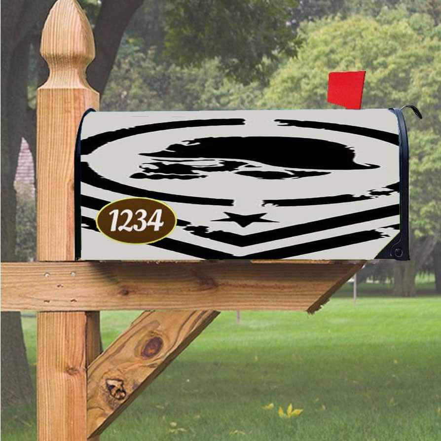 Metal Mulisha Shield Magnetic Mailbox Cover 18" X 21" Outdoor Decor