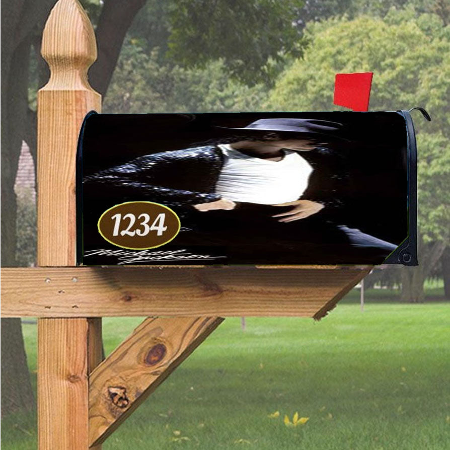 Michael Jackson Magnetic Mailbox Cover 18" X 21" Outdoor Decor