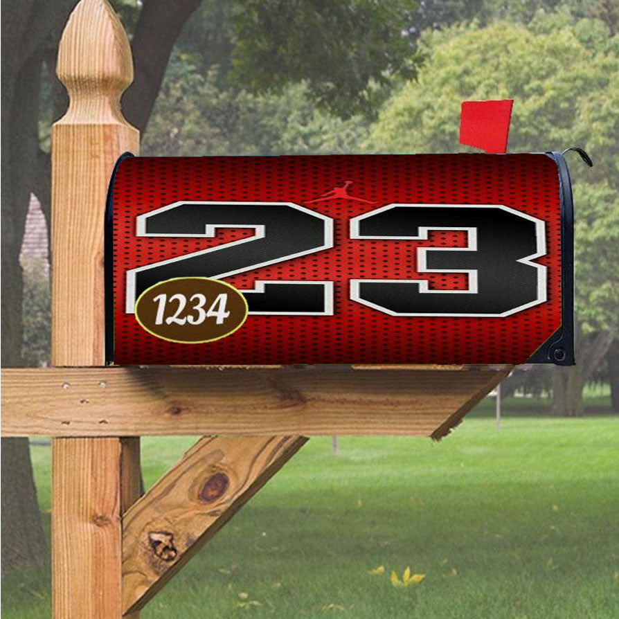 Michael Jordan 23 Magnetic Mailbox Cover 18" X 21" Outdoor Decor