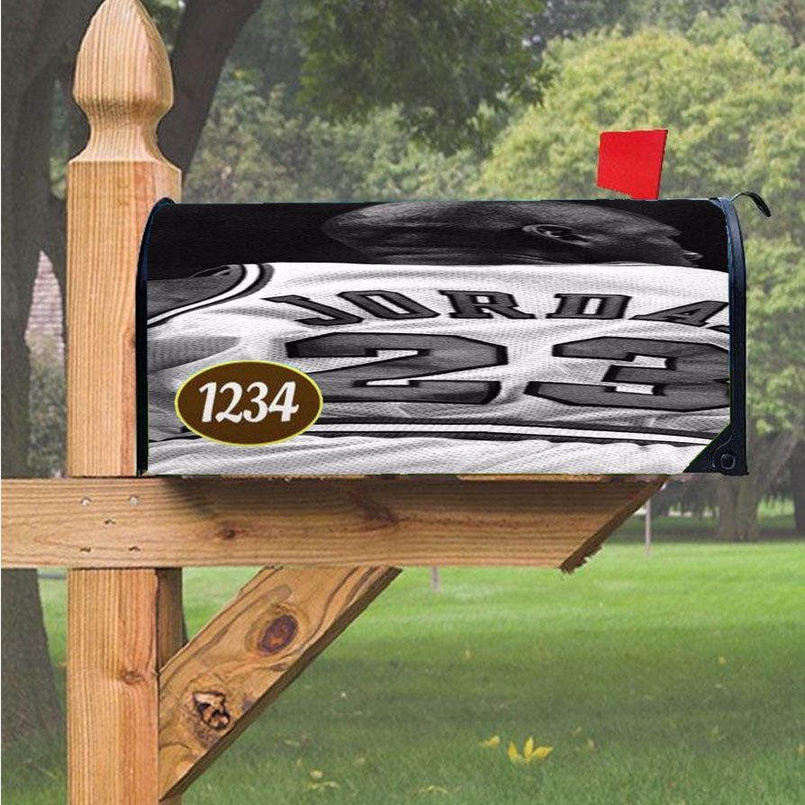 Michael Jordan Chicago Bulls 2 Magnetic Mailbox Cover 18" X 21" Outdoor Decor