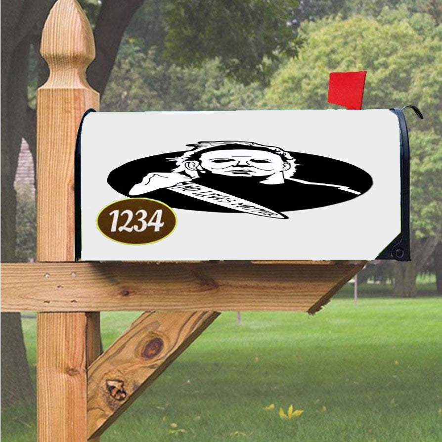 Michael Myers Halloween Magnetic Mailbox Cover 18" X 21" Outdoor Decor