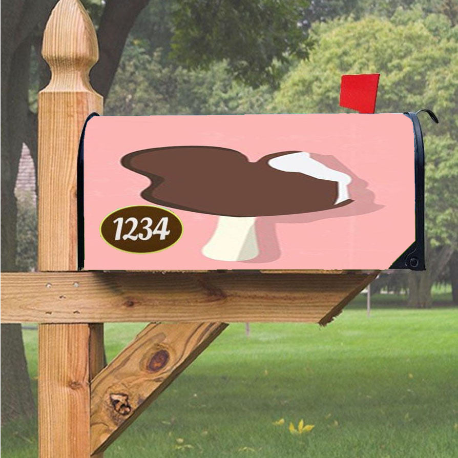Mickey Bar Pink Magnetic Mailbox Cover 18" X 21" Outdoor Decor