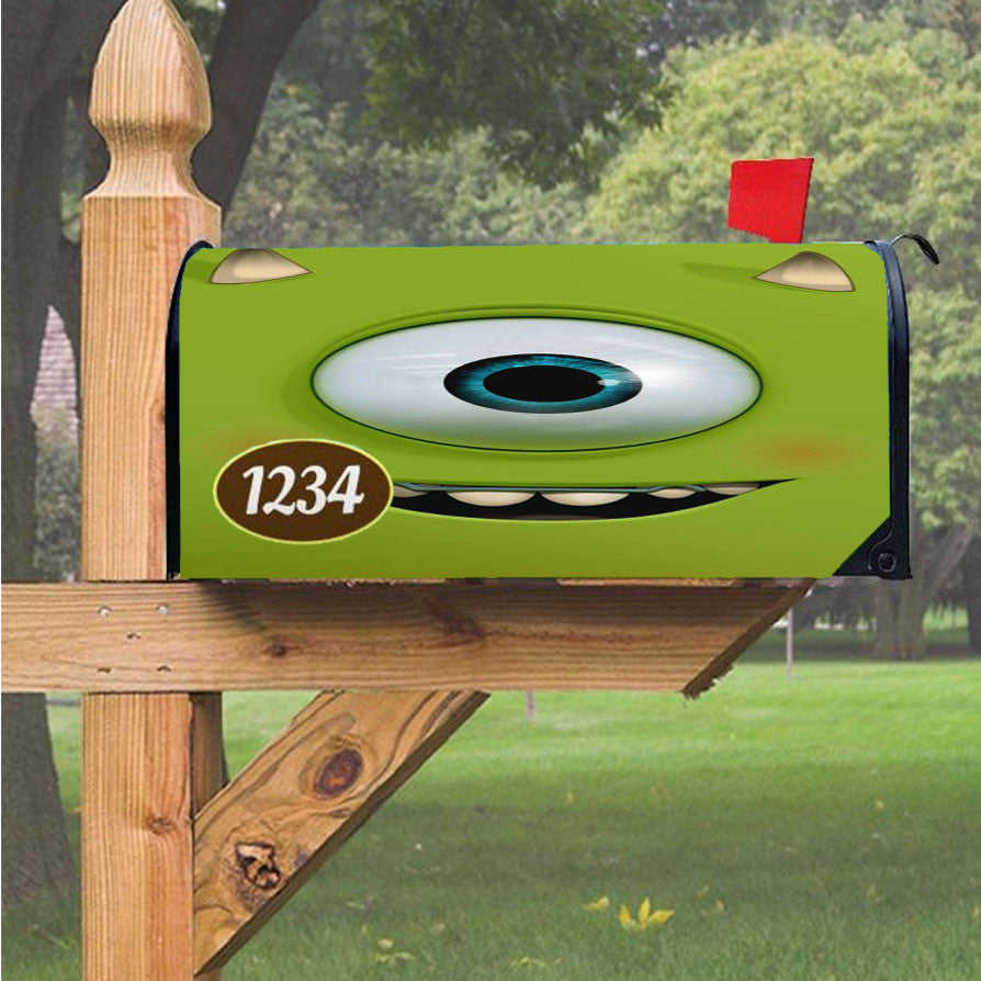 Mike Wazowski Magnetic Mailbox Cover 18" X 21" Outdoor Decor