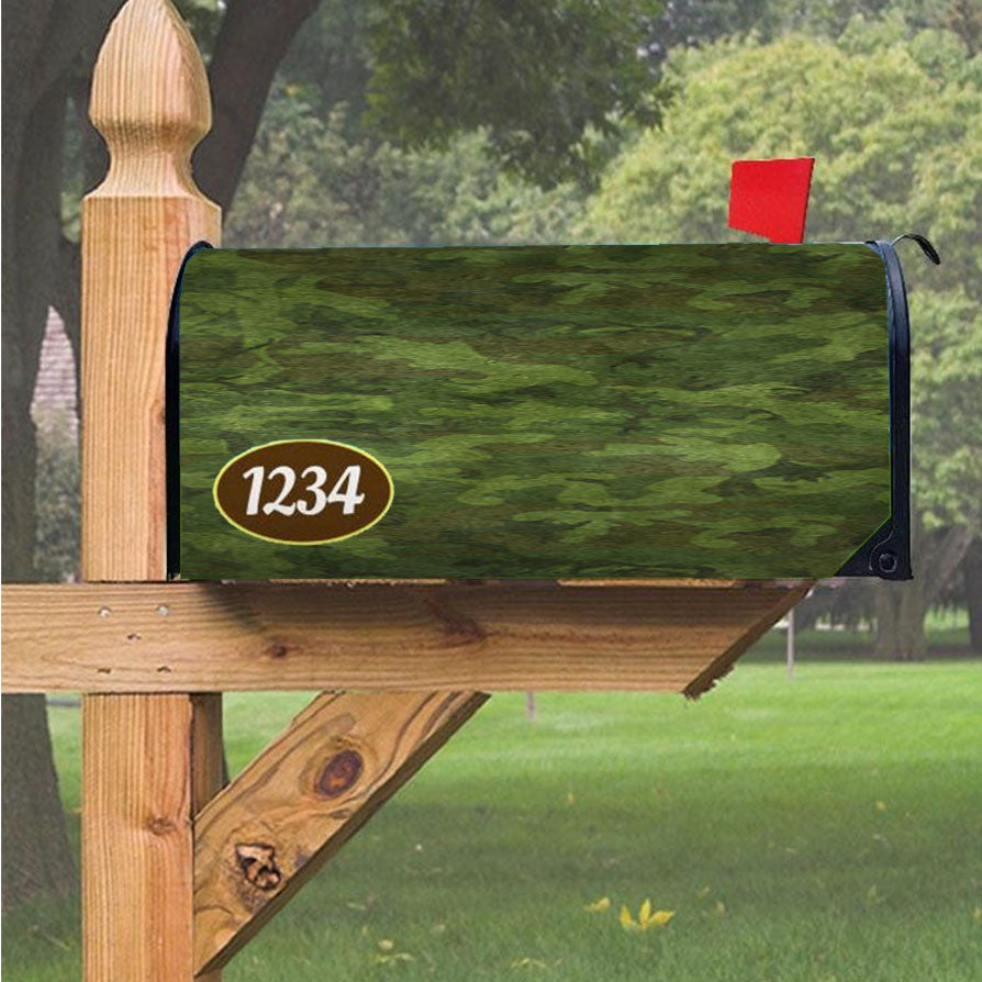 Military Camouflage Patterns Magnetic Mailbox Cover 18" X 21" Outdoor Decor