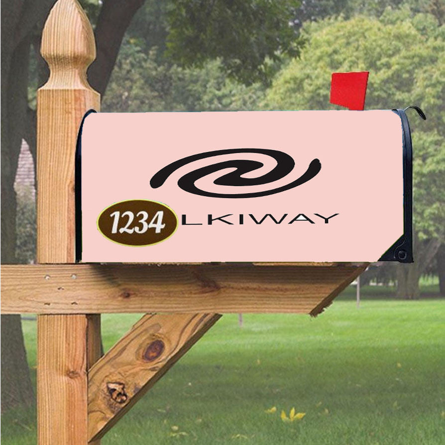 Milky Way Galaxy Universe Space Pink Magnetic Mailbox Cover 18" X 21" Outdoor Decor