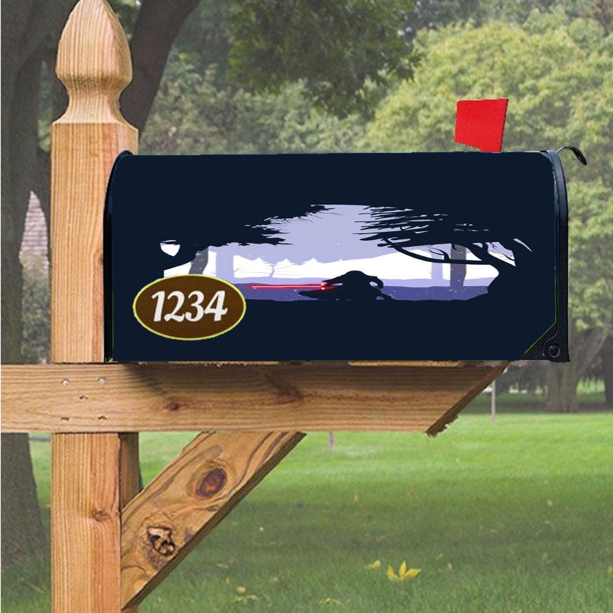 Minimalist Star Wars Magnetic Mailbox Cover 18" X 21" Outdoor Decor