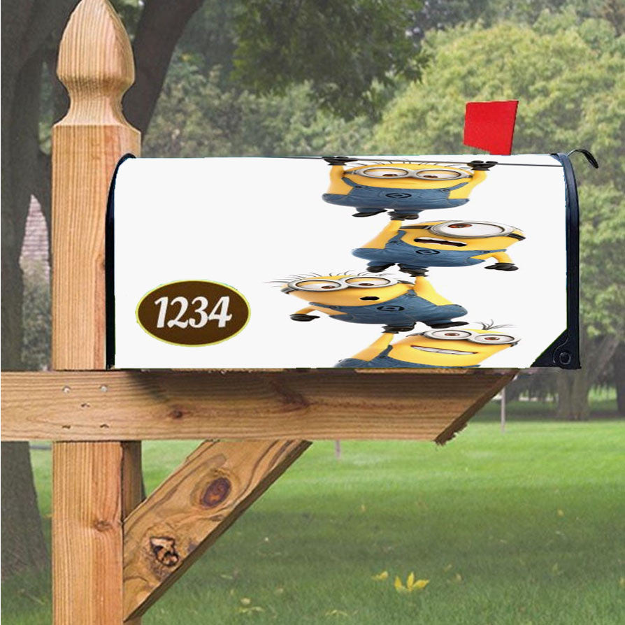 Minion 4 Magnetic Mailbox Cover 18" X 21" Outdoor Decor