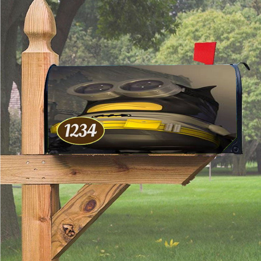 Minion Batman Magnetic Mailbox Cover 18" X 21" Outdoor Decor
