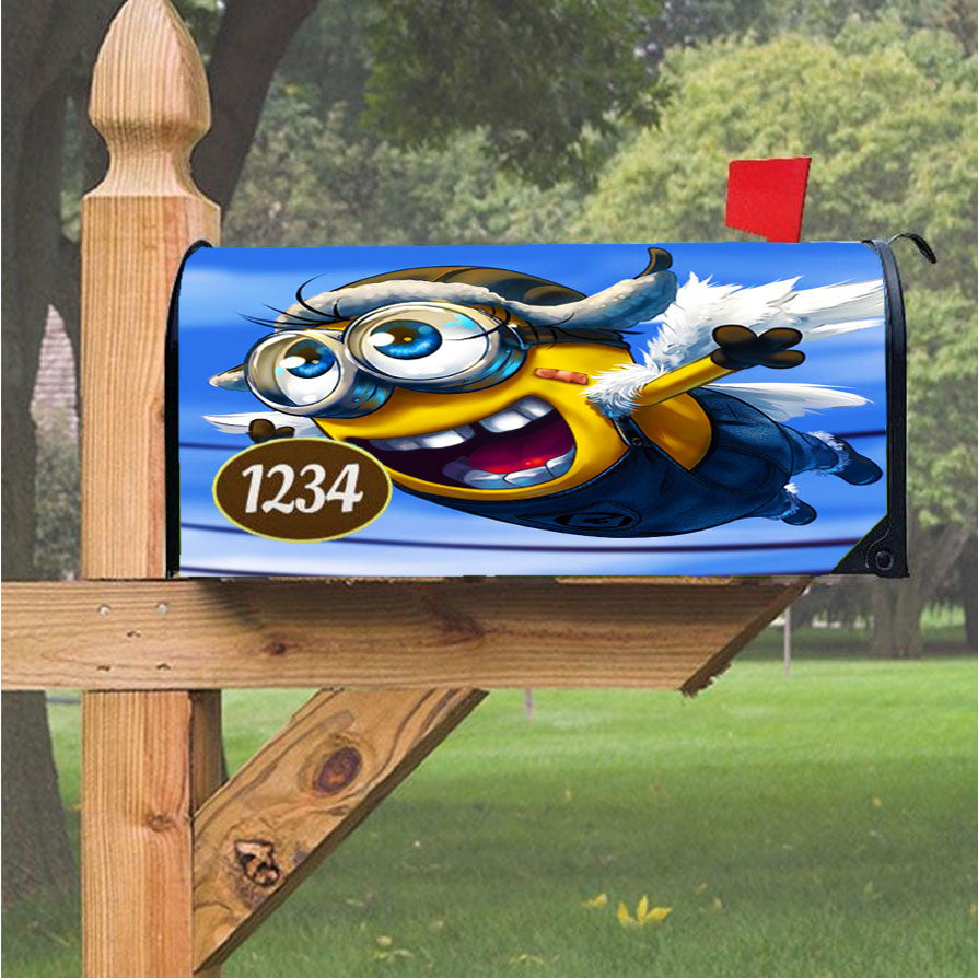 Minion Bird Magnetic Mailbox Cover 18" X 21" Outdoor Decor