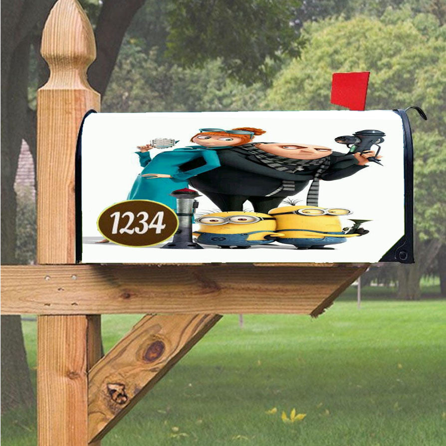 Minion Cover Disney Magnetic Mailbox Cover 18" X 21" Outdoor Decor