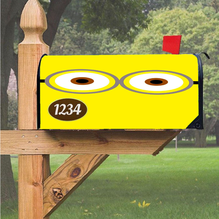 Minion Goggles Magnetic Mailbox Cover 18" X 21" Outdoor Decor
