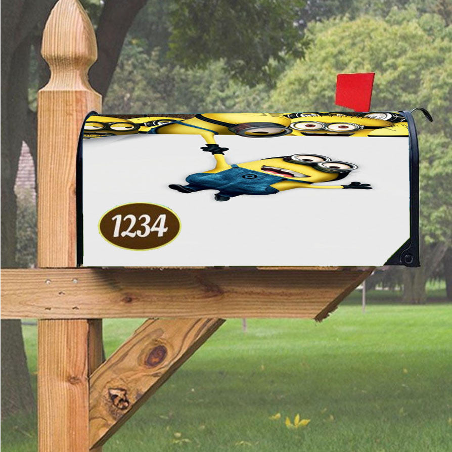 Minion Judge Magnetic Mailbox Cover 18" X 21" Outdoor Decor
