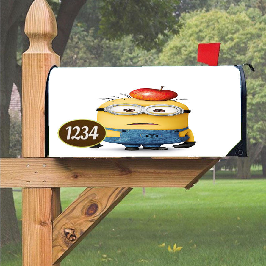 Minion Tom Magnetic Mailbox Cover 18" X 21" Outdoor Decor