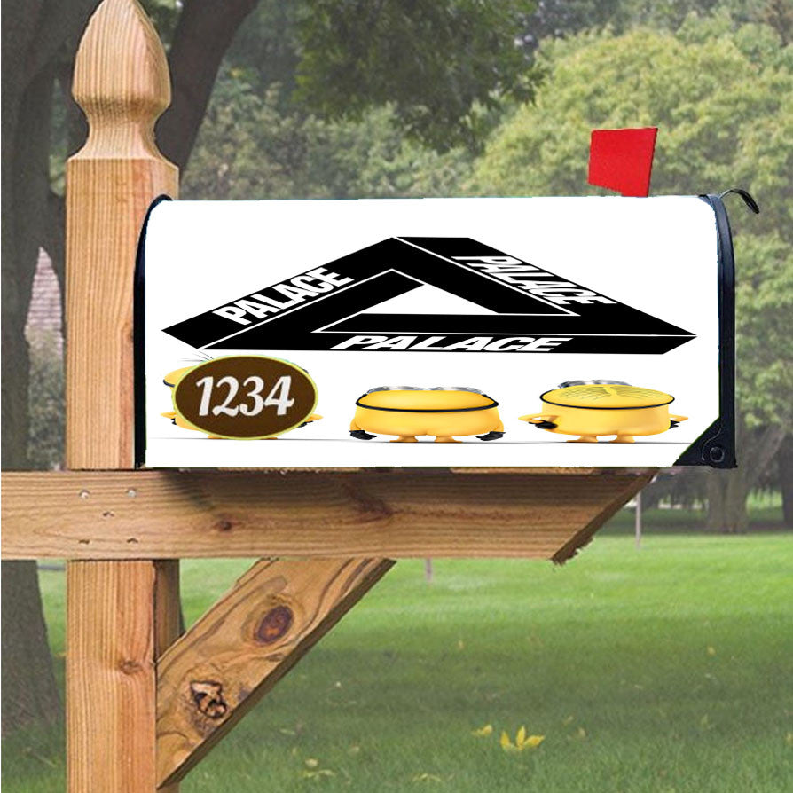 Minion X Palace Magnetic Mailbox Cover 18" X 21" Outdoor Decor