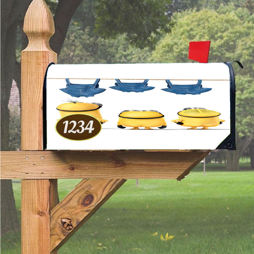 Minion Xxx Magnetic Mailbox Cover 18" X 21" Outdoor Decor