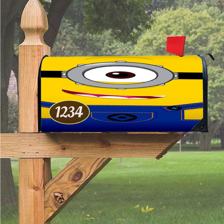 Minions Magnetic Mailbox Cover 18" X 21" Outdoor Decor
